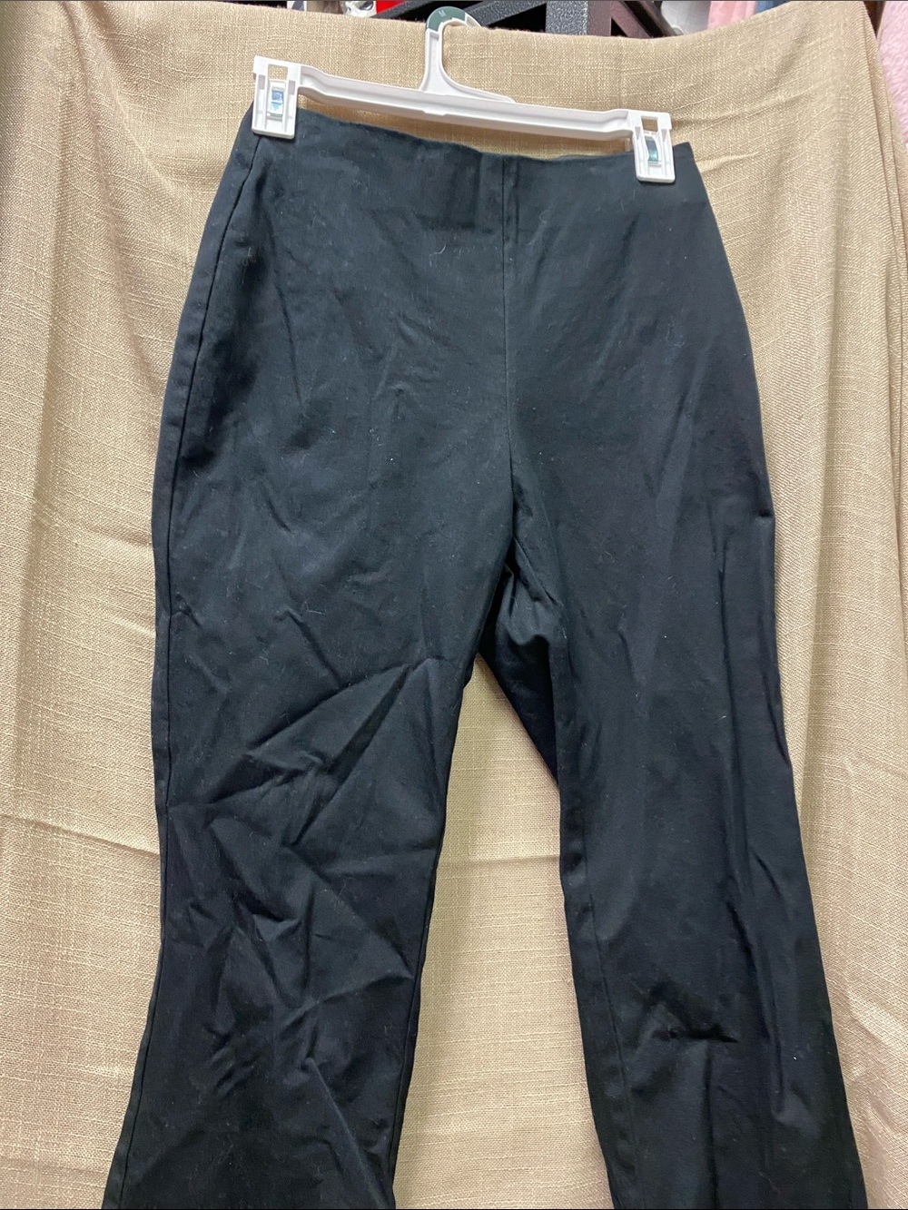 a new day Black Straight-Leg Stretch Trousers